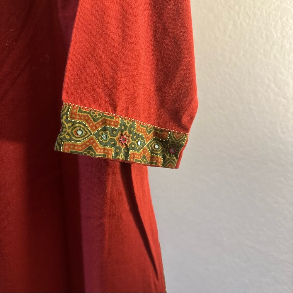 New Red fabindia Kurta (Tunic) - Picture 3 of 6